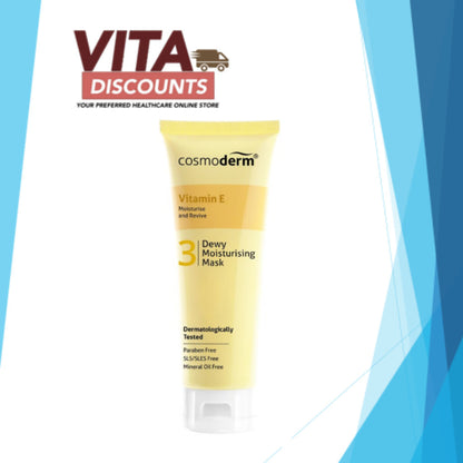 Cosmoderm Vitamin E Dewy Moisturising Mask (100ml)