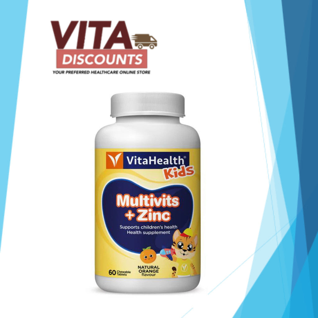Rtc - Vitahealth Kids Multivits + Zinc Ctabs (60's) [Exp 06/2025]