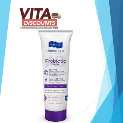 Rosken Skin Repair Probiotic Cream (75ml) [Exp 06/2027]