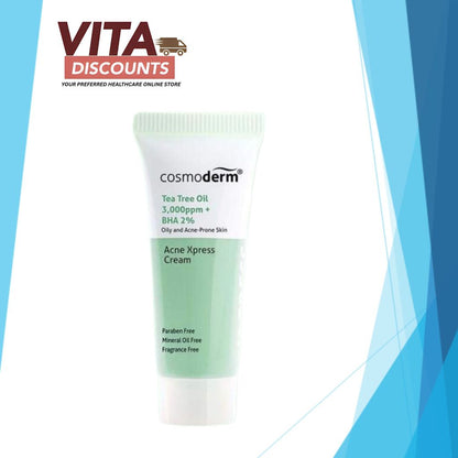 Cosmoderm Tea Tree Oil Acne Xpress Cream (10ml) [Exp 01/2028]