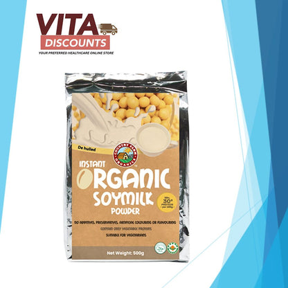 Country Farm Organics Instant Organic Soymilk Powder (500g) [Exp 04/2027]