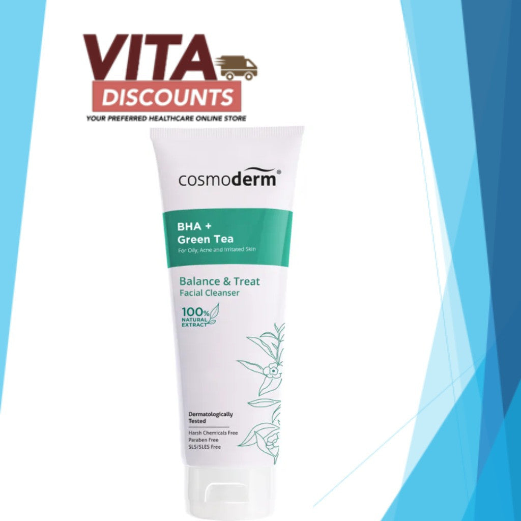 Cosmoderm Facial Cleanser - Glow & Revive/Hydrate & Nourish/Balance & Treat (100ml) [Exp 02/2027]