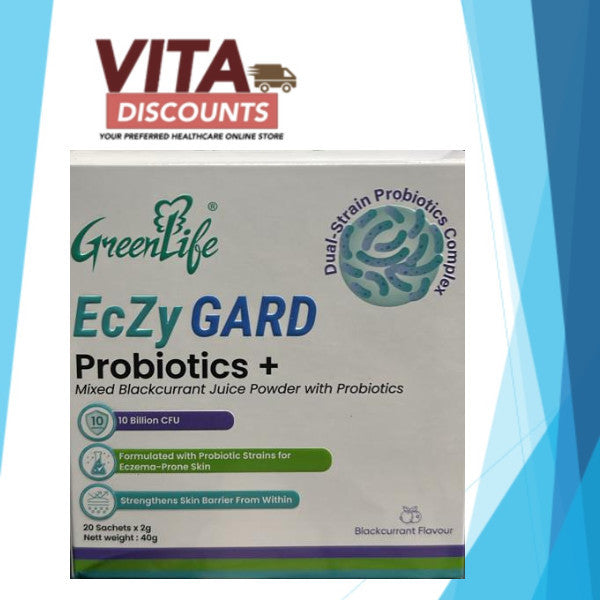 Greenlife Eczy Gard Probiotics Plus Sacs (2g x 20's) [Exp 05/2027]