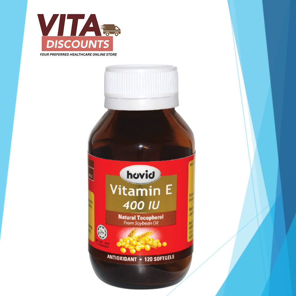 Hovid Vitamin E 400Iu Sgels (60's/120's)