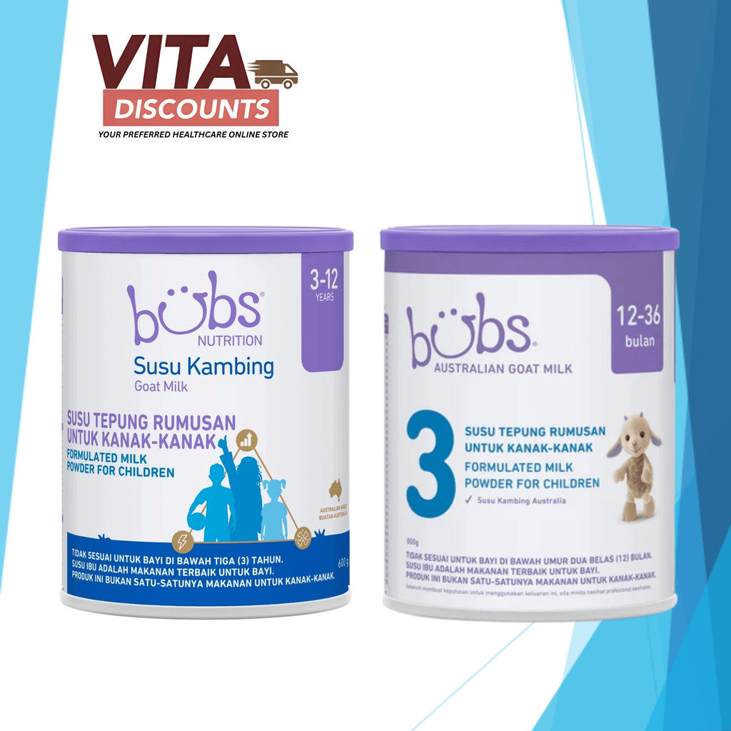 Bubs Advance Plus+ Goat Stage 3/Junior Nutrition Stage 4 (600g/800g) [Exp 05/2027]