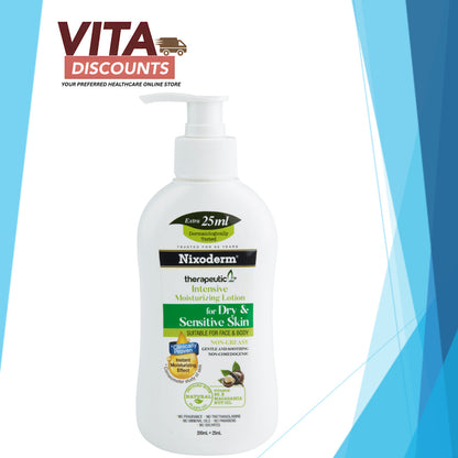 Nixoderm Therapeutic Intensive Moisturizing Lotion (200 + 25ml) [Exp 10/2027]