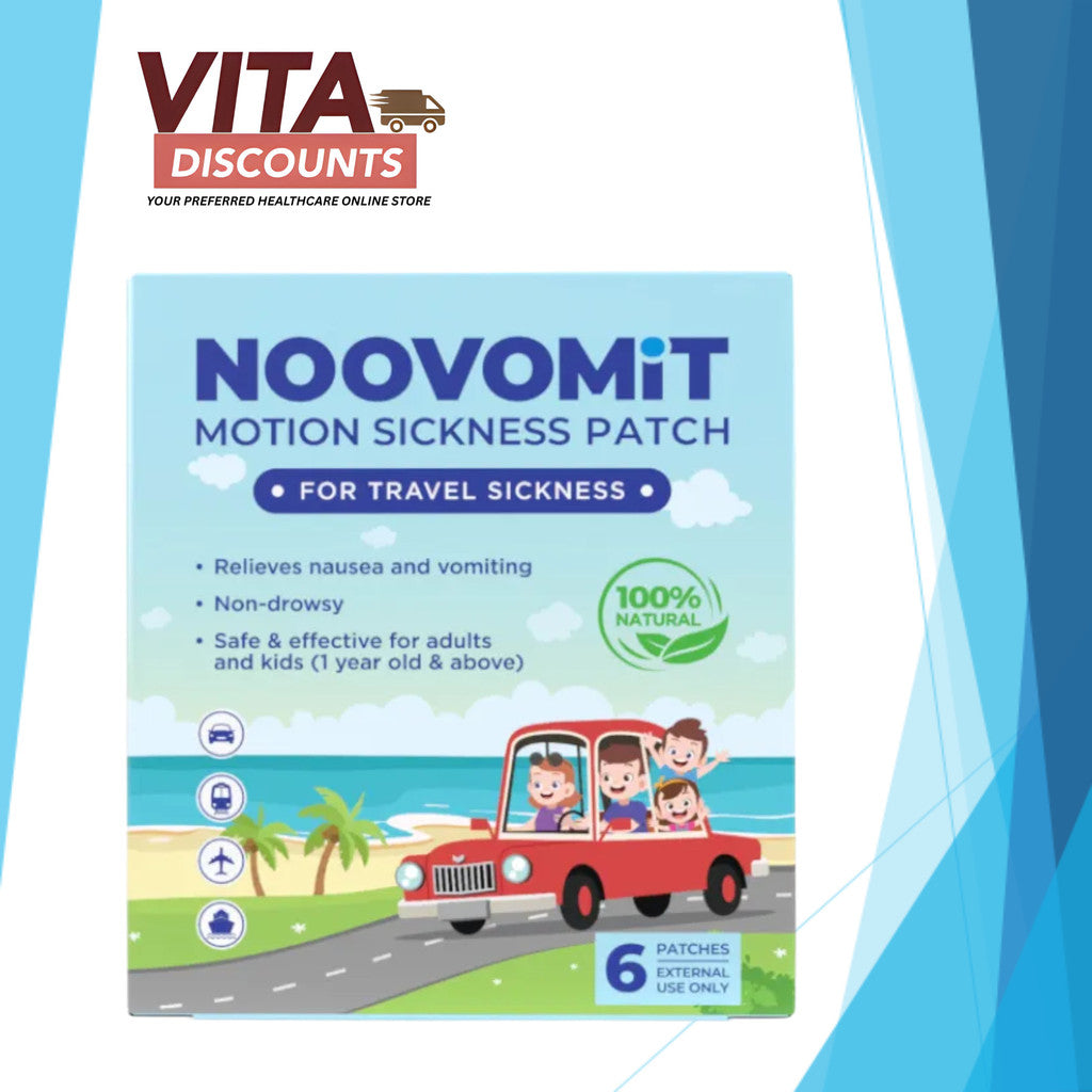 Noovomit Motion Sickness Patch Patches (6's) [Exp 08/2027]