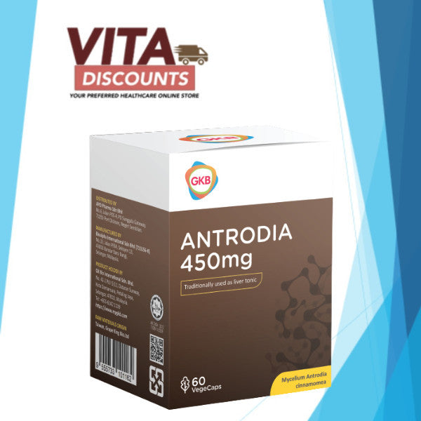 Gkb Antrodia 450mg Vcaps (60's) [Exp 03/2027]  [Extra 2 Gift]