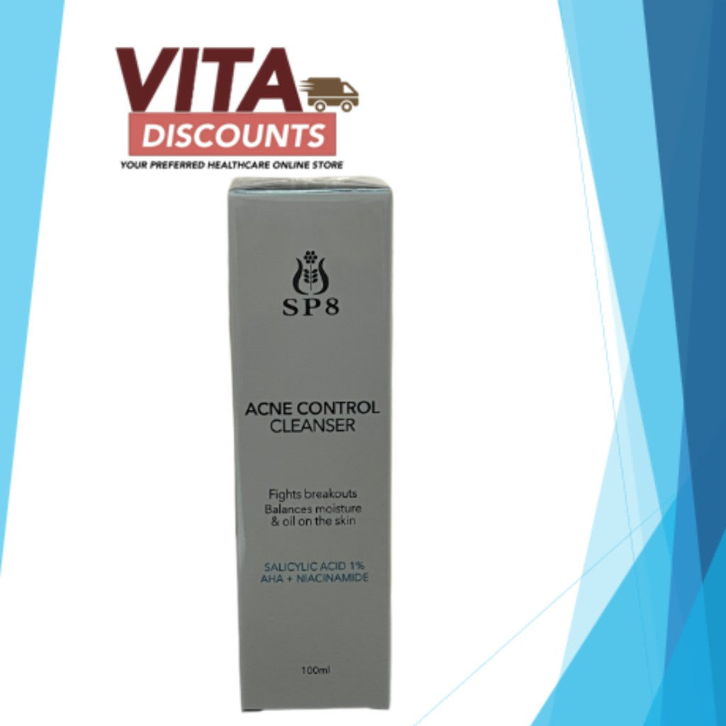 Sp8 Acne Control Cleanser (100ml) [Exp 04/2027]  [Extra 1 Gift]