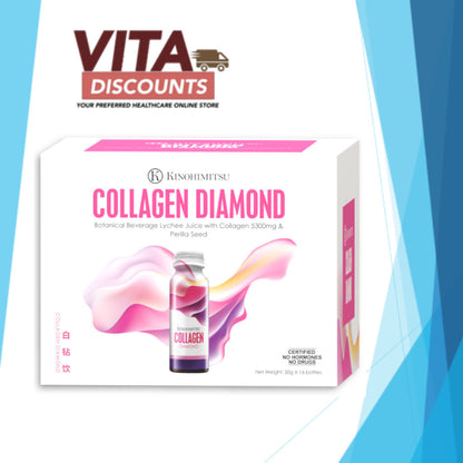 Kinohimitsu Collagen Diamond Drink (50ml x 16's) [Extra 1 Gift]