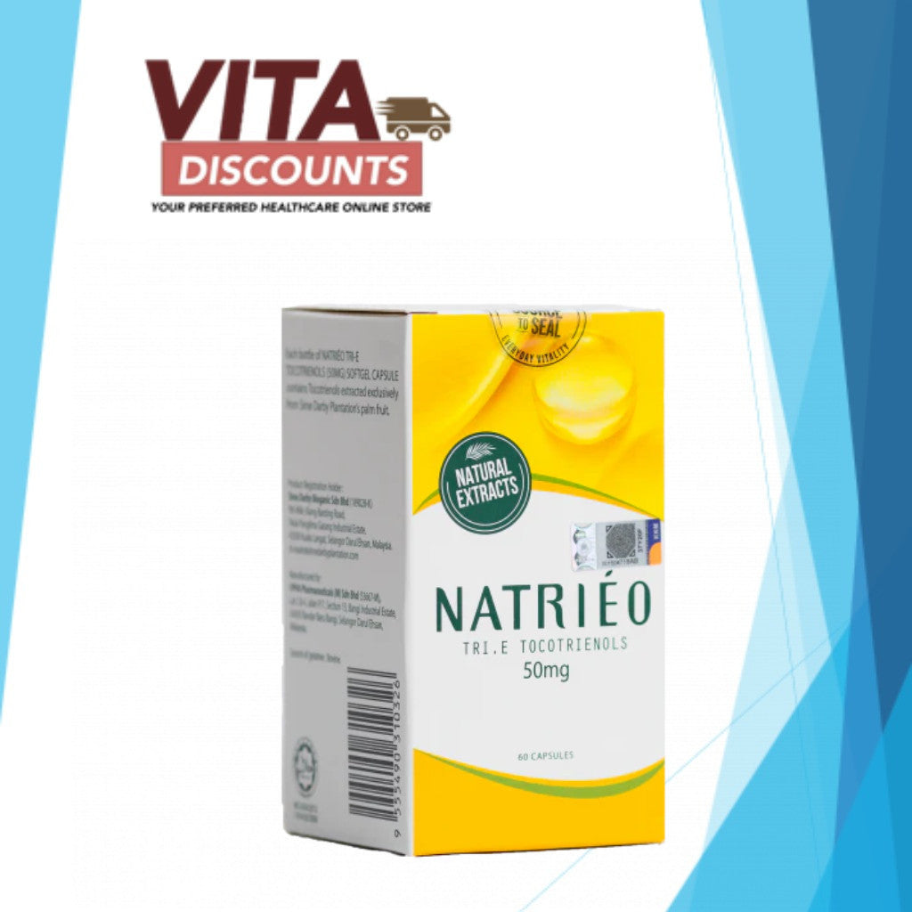 Natural Extracts Natrieo 50mg Caps (60's) [Exp 01/2028]