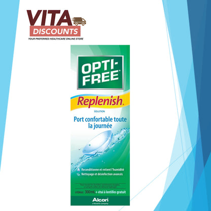 Opti-Free Replenish Multi-Purpose Disinfecting Solution (300ml x 1/3 Pack)