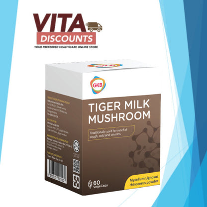 Gkb Tiger Milk Mushroom Vcaps (60's) [Exp 09/2028]  [Extra 2 Gift]