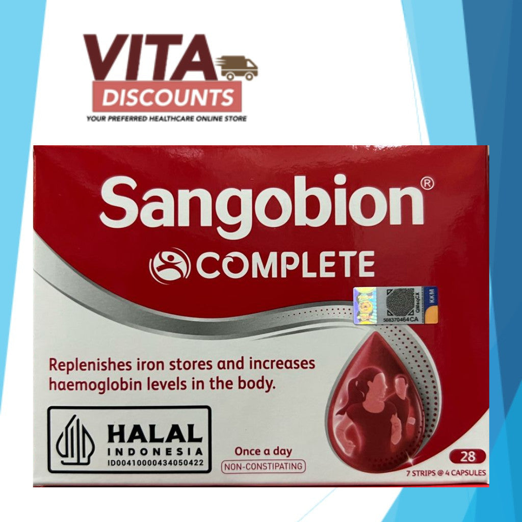 Sangobion Caps Small Pack (28's x 1/2 Pack) [Exp 01/2028]