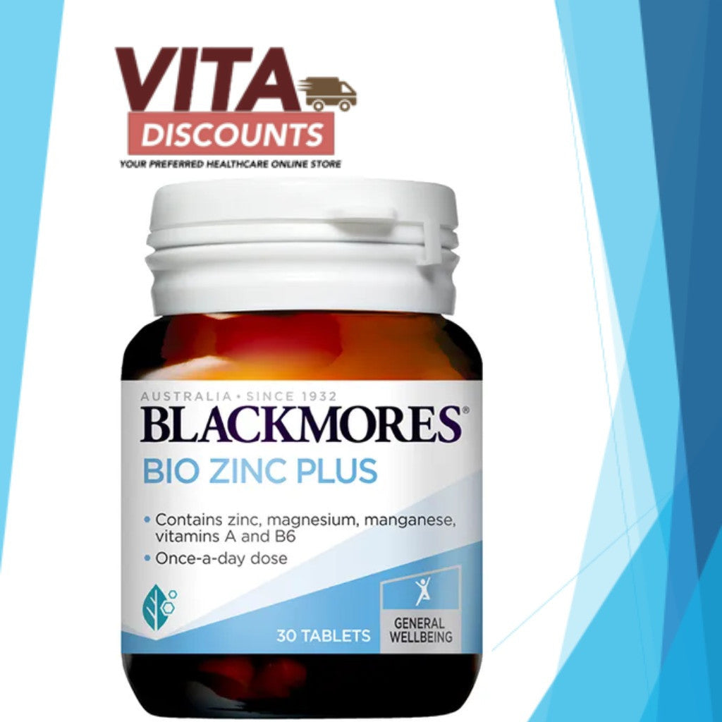 Blackmores Bio Zinc Plus Tabs (30's/90's) [Exp 02/2027]