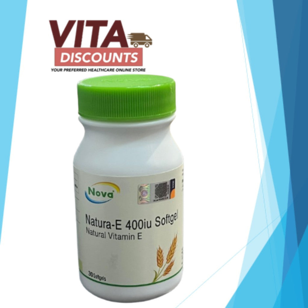 Nova Natura-E 400Iu Caps (30's) [Exp 06/2027]  [Extra 1 Gift]