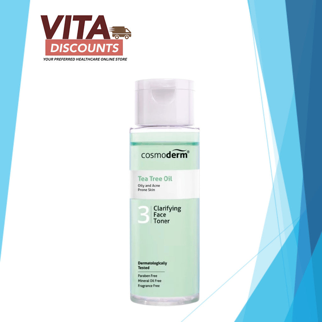 Cosmoderm Tea Tree Oil Clarifying Face Toner (100ml) [Exp 09/2027]