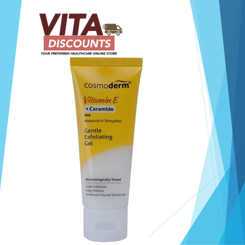 Cosmoderm Vitamin E + Ceramide Gentle Exfoliating Gel (50ml) [Exp 07/2027]