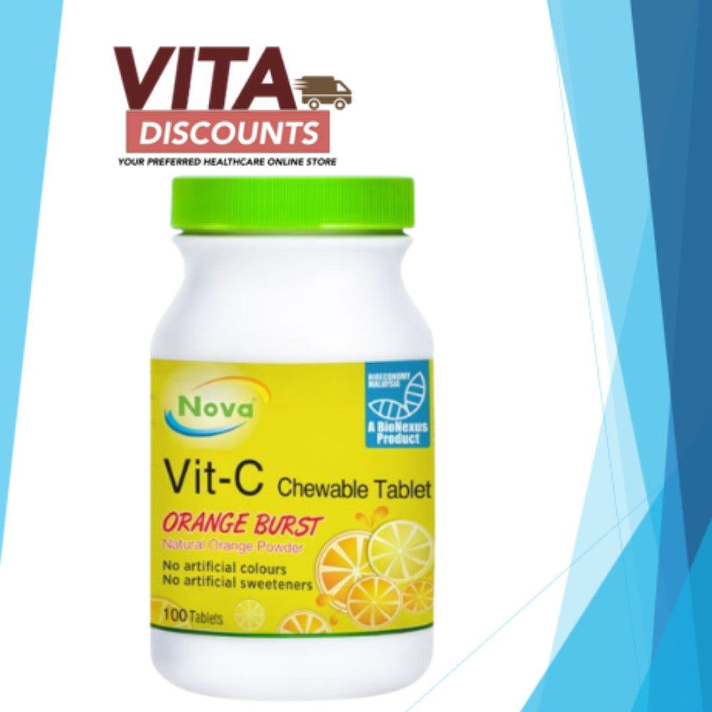 Nova Vit-C 100mg Ctabs (100's) [Exp 08/2027]  [Extra 1 Gift]