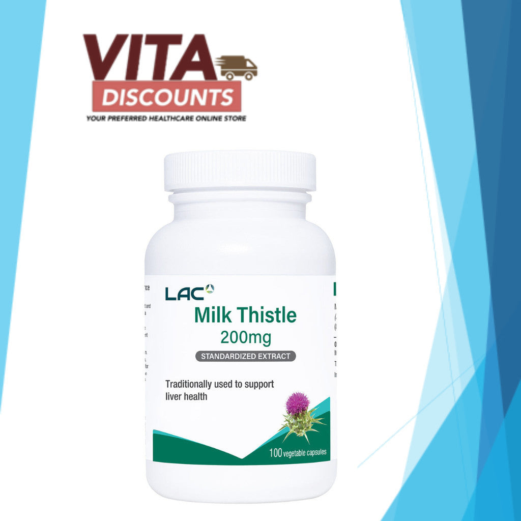 Lac Milk Thistle 200mg Vcaps (100's) [Exp 11/2028]