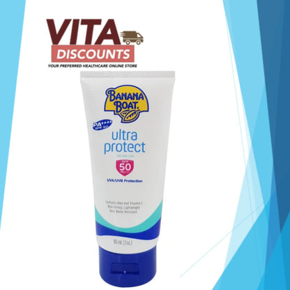 Banana Boat Ultra Protect Sunscreen Lotion Spf30/Spf50 (90ml) [Exp 02/2028]