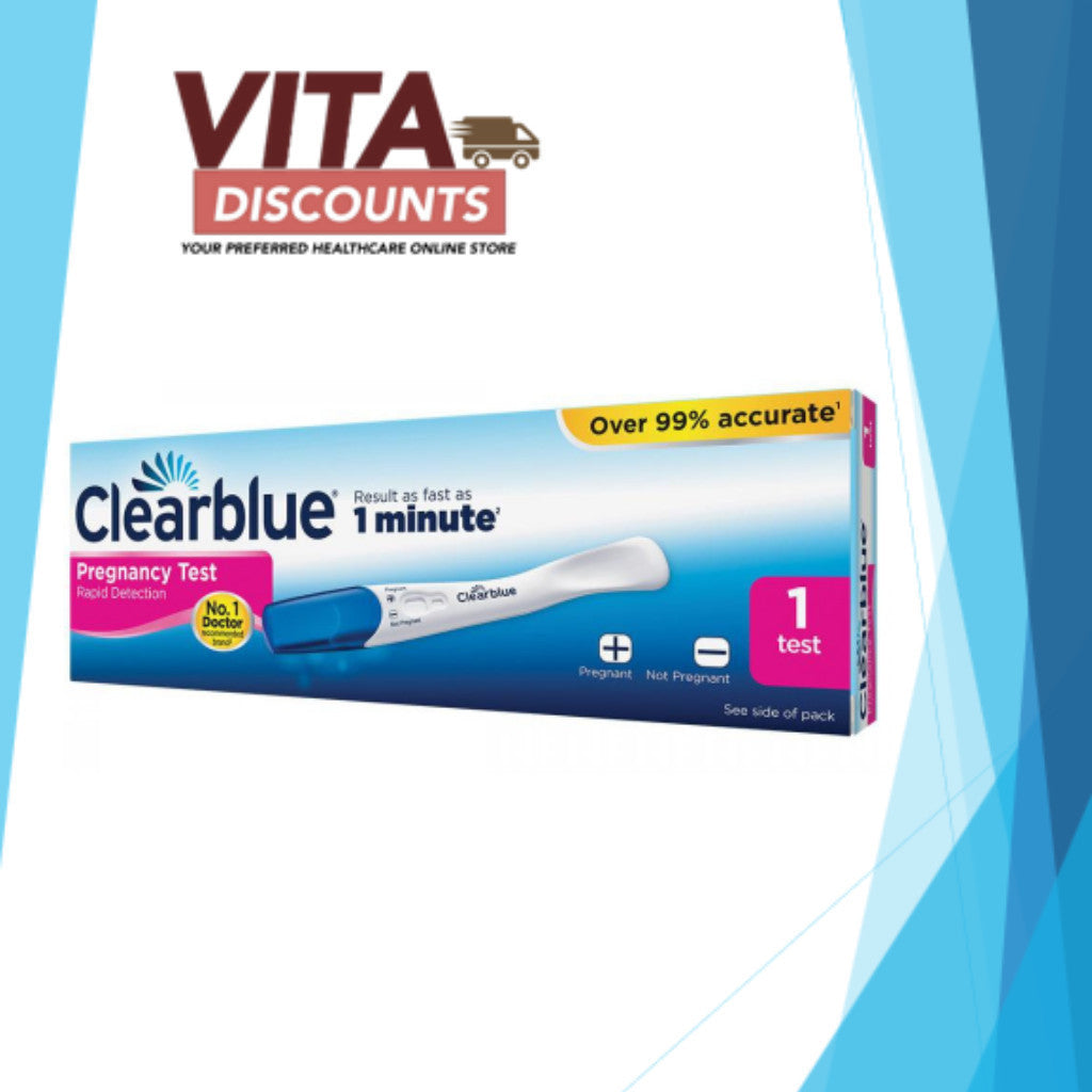 Clearblue Pregnancy Test Rapid Detection (1's/2's) [Exp 05/2027]