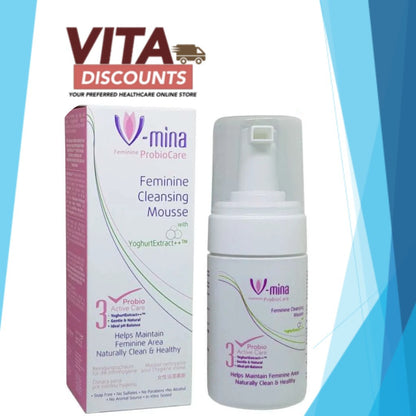 V-Mina Feminine Cleansing Mousse (100ml) [Exp 06/2028]