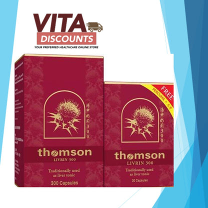 Thomson Livrin 300 300mg Caps (300 + 30's) [Exp 06/2028]