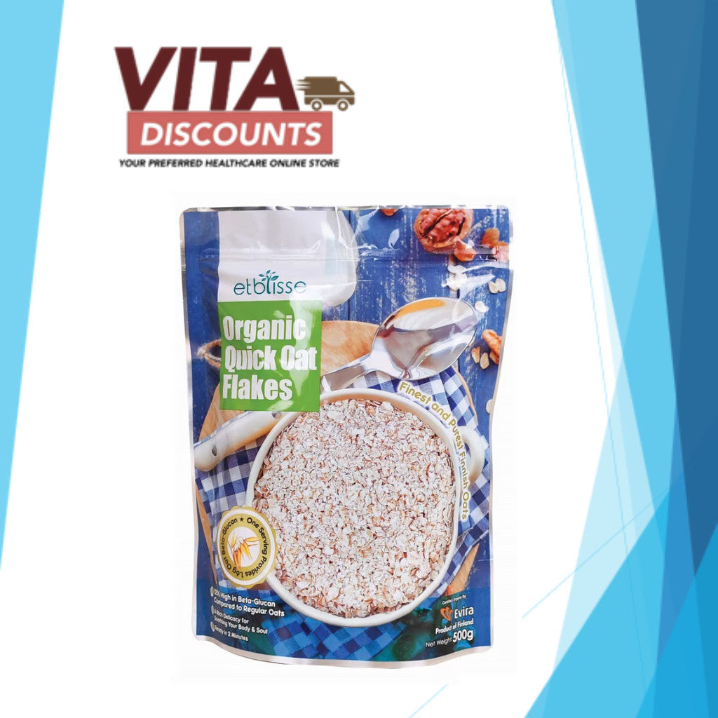 Etblisse Organic Quick Oat Flakes (500g) [Exp 07/2027]