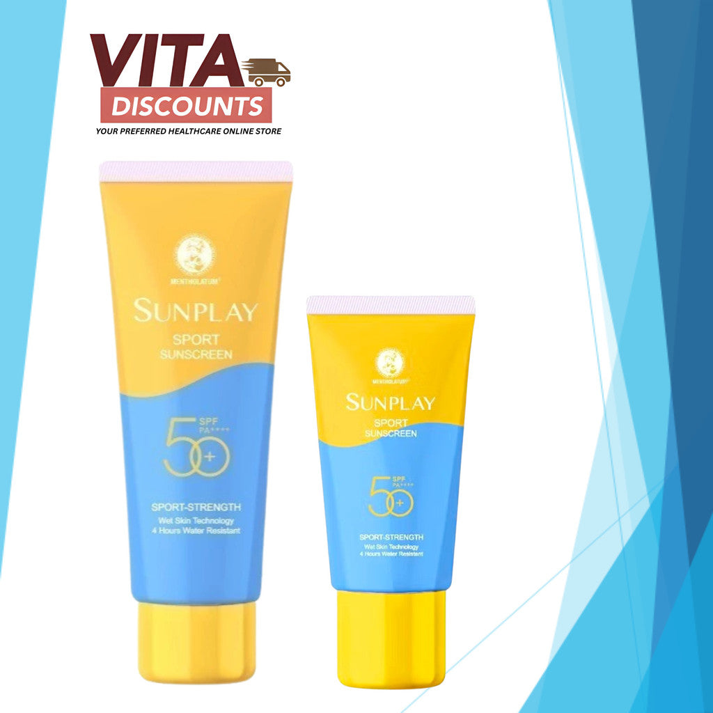 Mentholatum Sunplay Sport Sunscreen Spf50 (30g/80g) [Exp 03/2027]