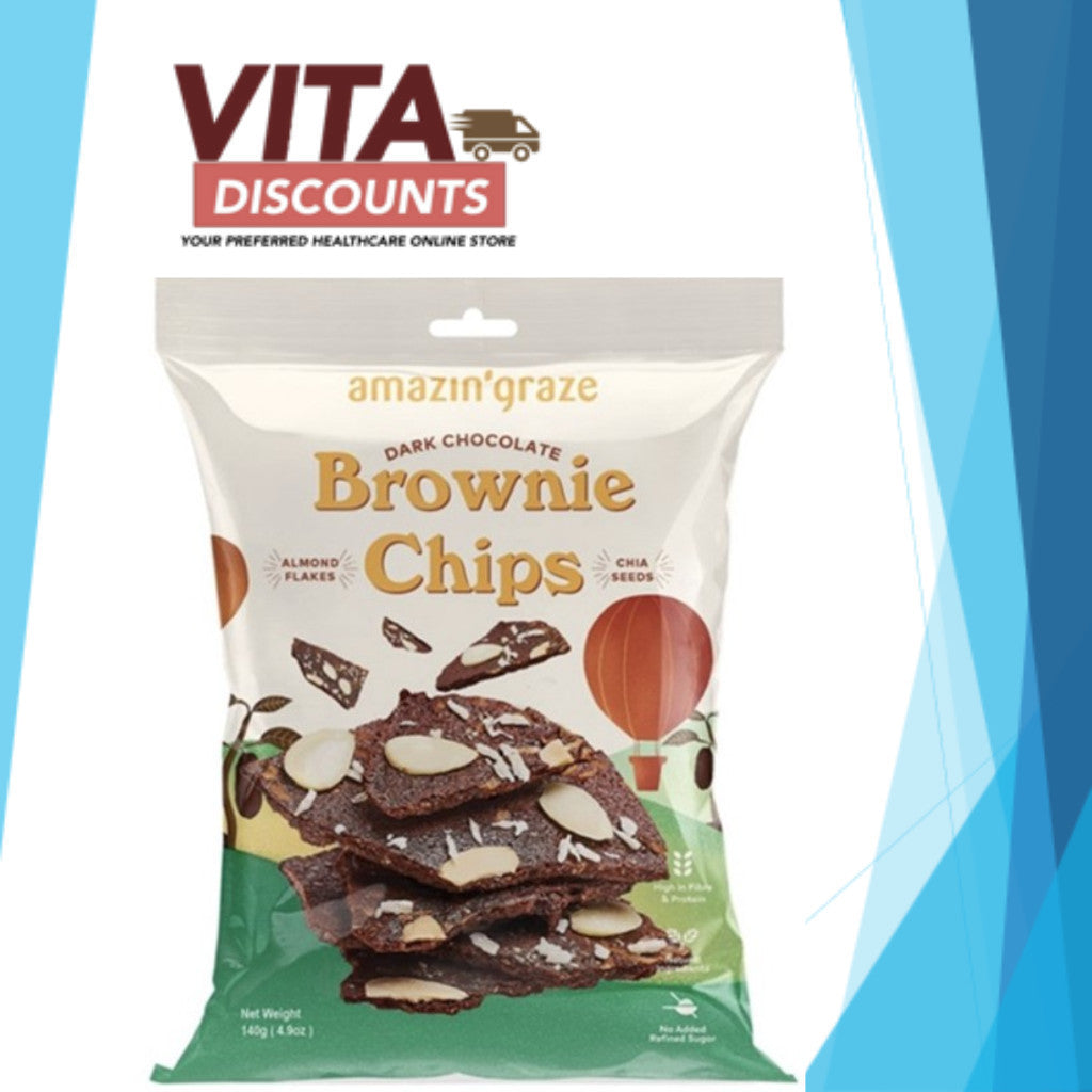 Amazin'Graze Dark Chocolate Brownie Chips (140g)