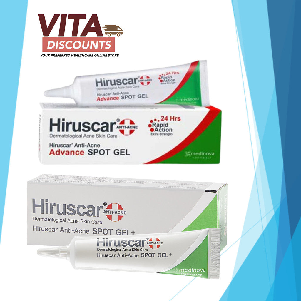 Hiruscar Anti-Acne Regular/Advance Spot Gel+ (10g) [Exp 08/2027]