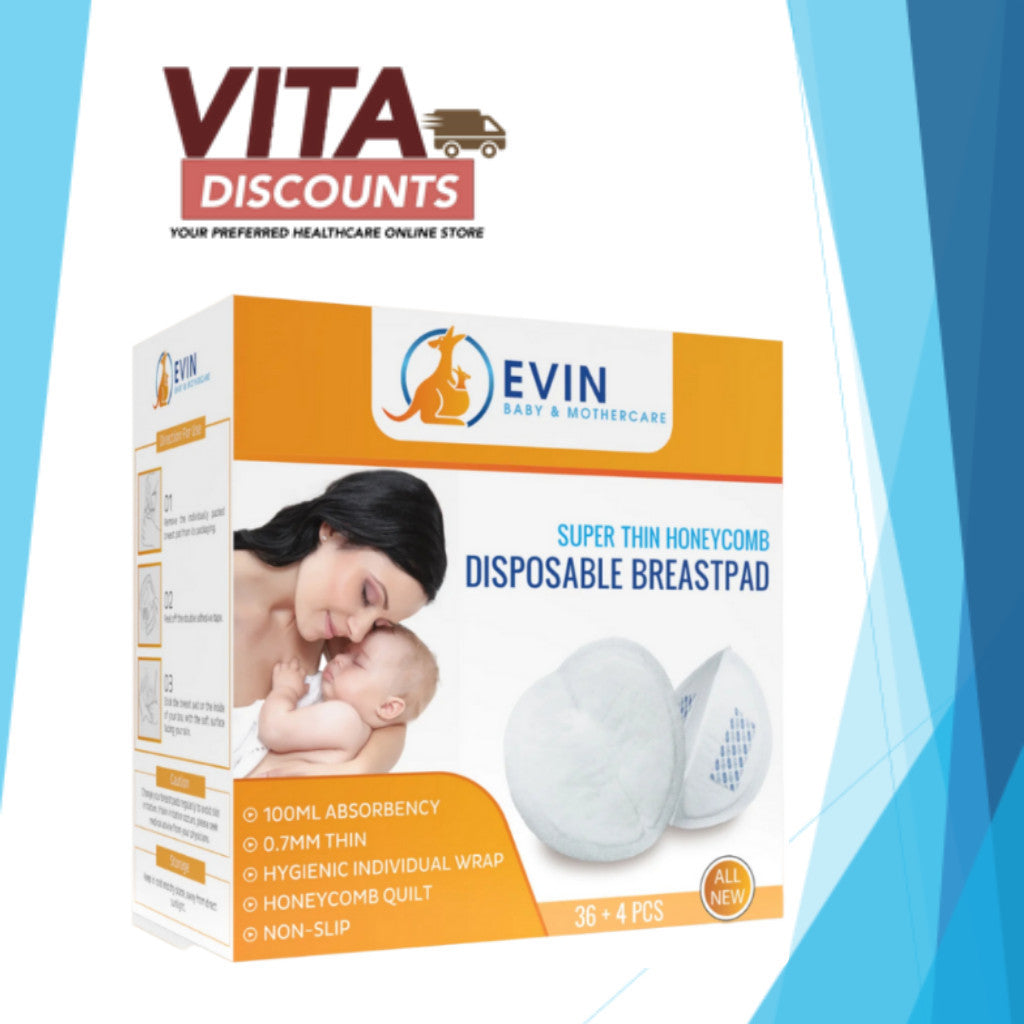 Evin Super Thin Honeycomb Disposable Breastpad (36 + 4's)