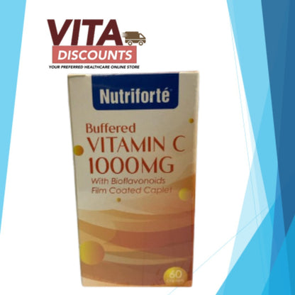 Nutriforte Buffered/Non-Acidic Vitamin C 1000mg With Bioflavonoids Tabs (60's) [Exp 02/2027]