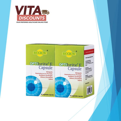 Biogrow Optibrite E Caps (30's x 2 Pack) [Exp 10/2027]