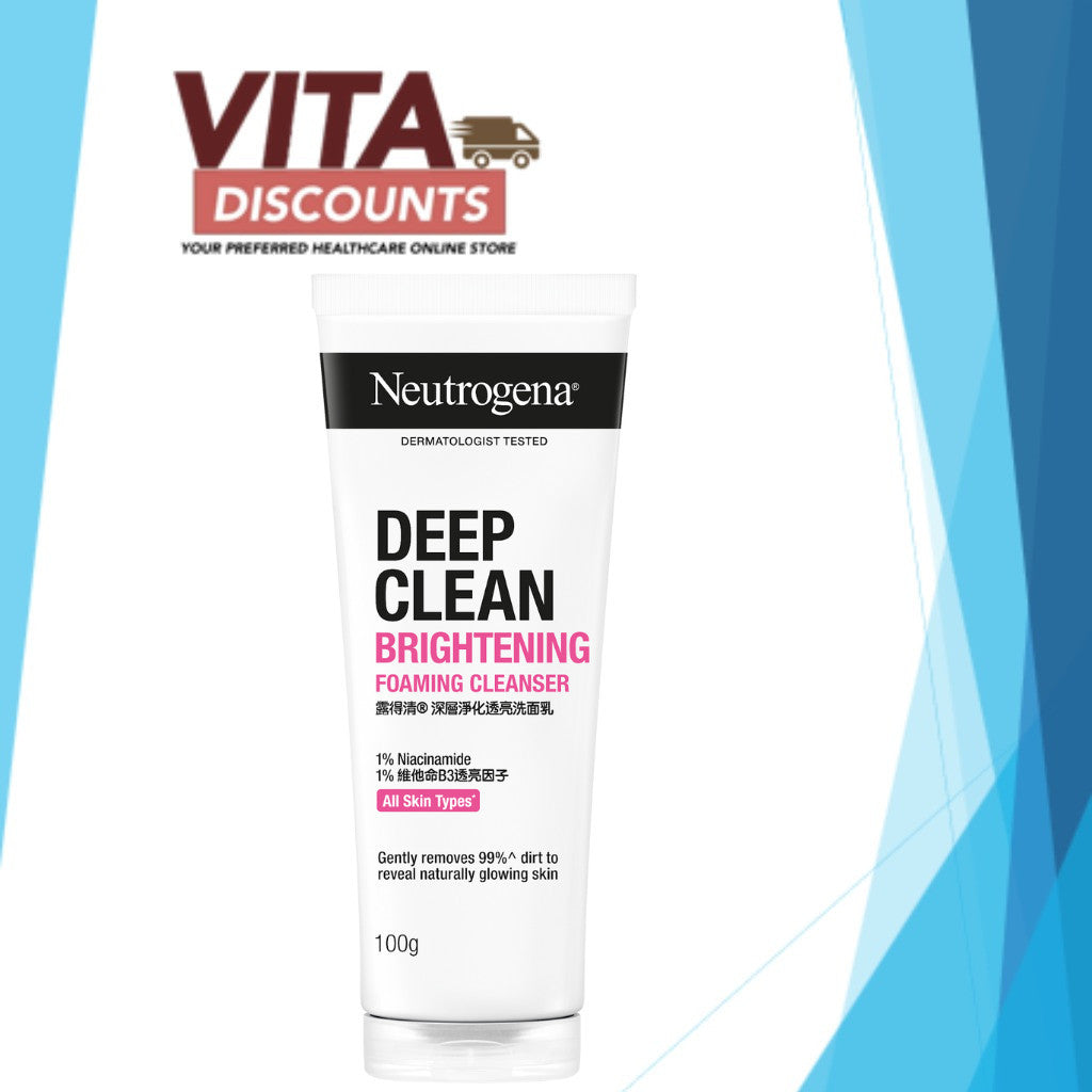 Neutrogena Deep Clean Brightening Foaming Cleanser (100g) [Exp 09/2028]