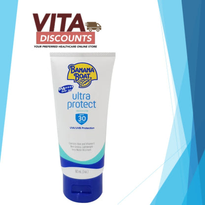 Banana Boat Ultra Protect Sunscreen Lotion Spf30/Spf50 (90ml) [Exp 02/2028]