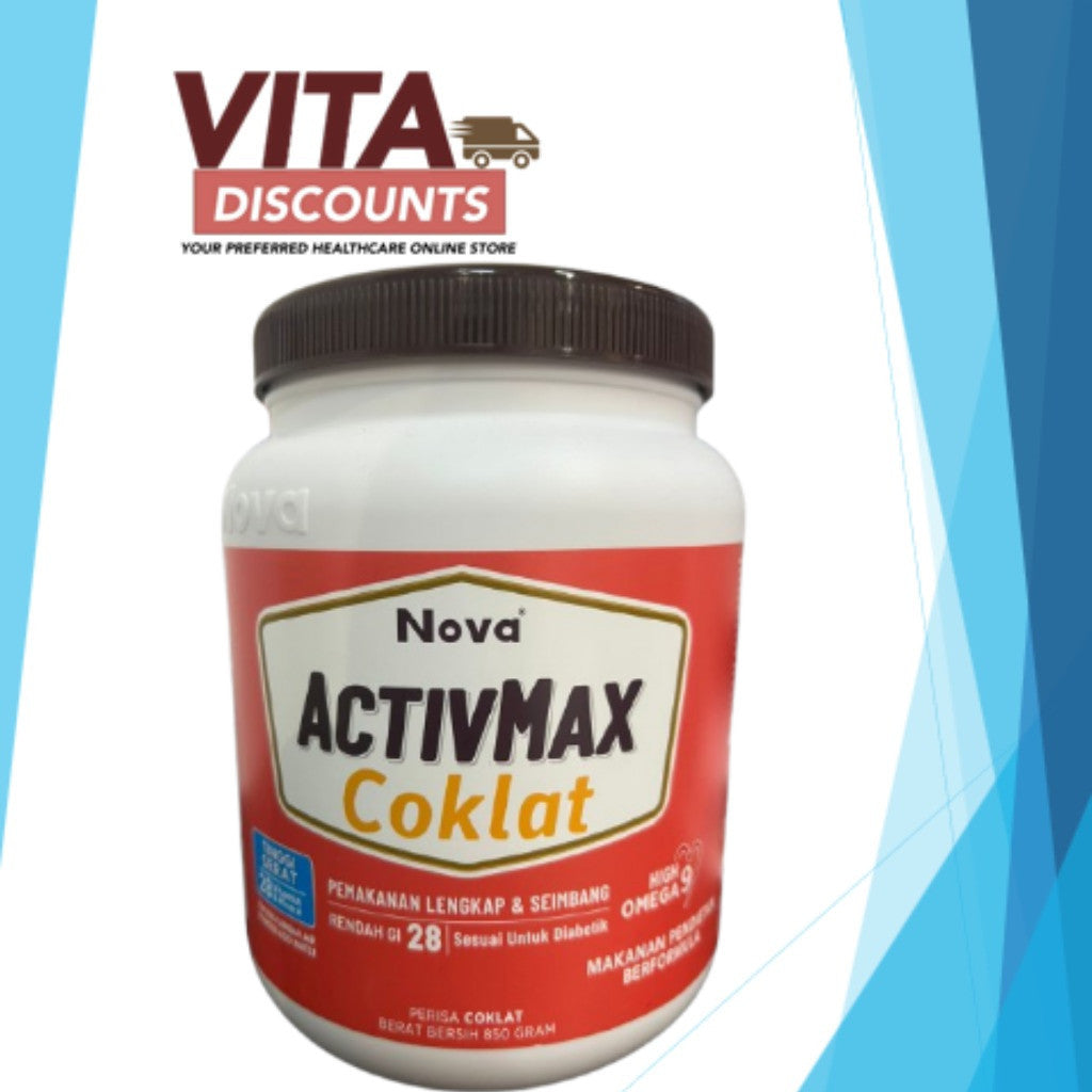 Nova Activmax Powder Choc (850g) [Exp 05/2027]  [Extra 1 Gift]
