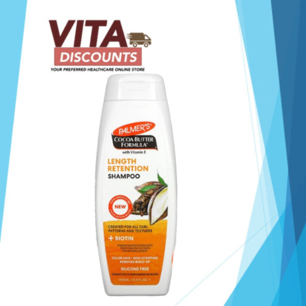 Palmer's Cocoa Butter Formula With Vitamin E Length Retention - Shampoo/Conditioner (400ml) [Exp 06/2027]