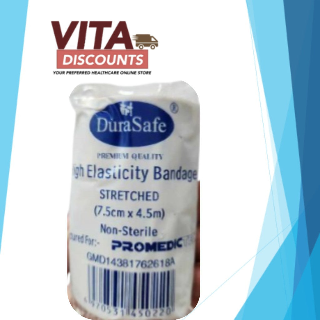 Durasafe High Elasticity Bandage (5cm/7.5cm/10cm x 4.5M)