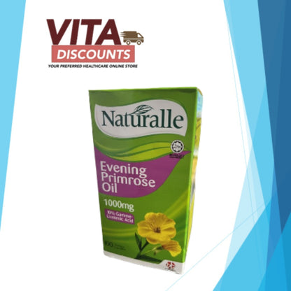 Naturalle Evening Primrose Oil 1000mg Caps (100's x 1/2 Pack) [Exp 11/2027]