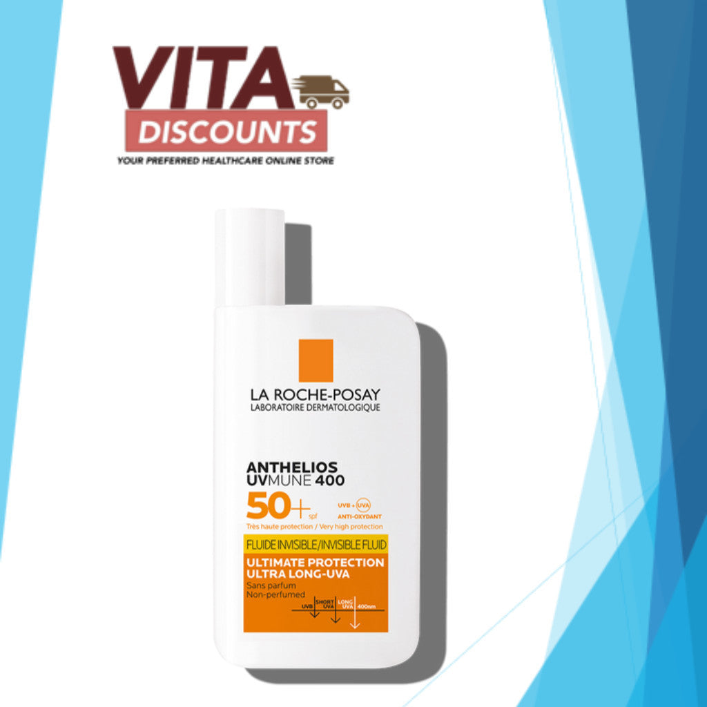 La Roche-Posay Anthelios Uvmune 400 50+ Invisible Fluid (50ml) [Exp 03/2027]