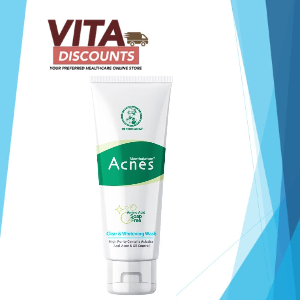 Mentholatum Acnes - Creamy/Deep Clean & Pore Refining/Clear & Whitening Wash (100g) [Exp 11/2027]
