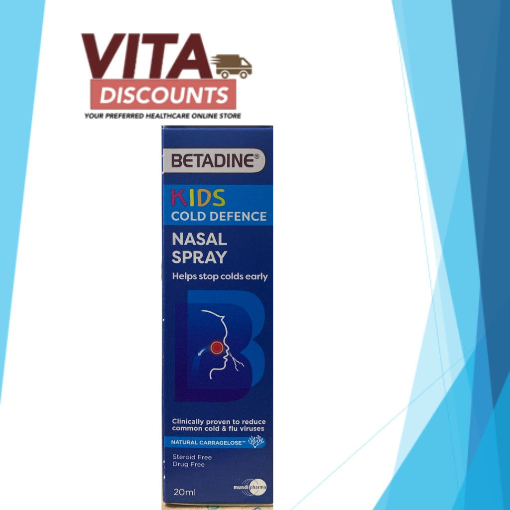 Betadine Kids Cold Defence Nasal Spray New Packaging (20ml) [Exp 05/2027]