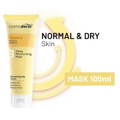 Cosmoderm Vitamin E Dewy Moisturising Mask (100ml)