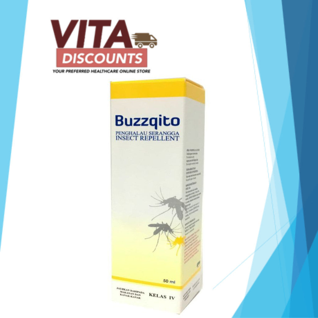 Buzzqito Insect Repellent Spray (50ml) [Exp 06/2027]