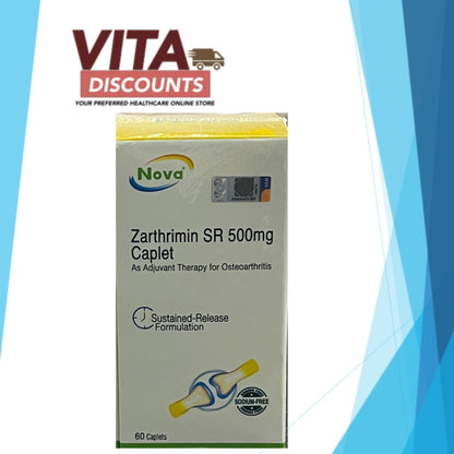 Nova Zarthrimin Sr 500mg Tabs (60's) [Exp 07/2027]  [Extra 1 Gift]