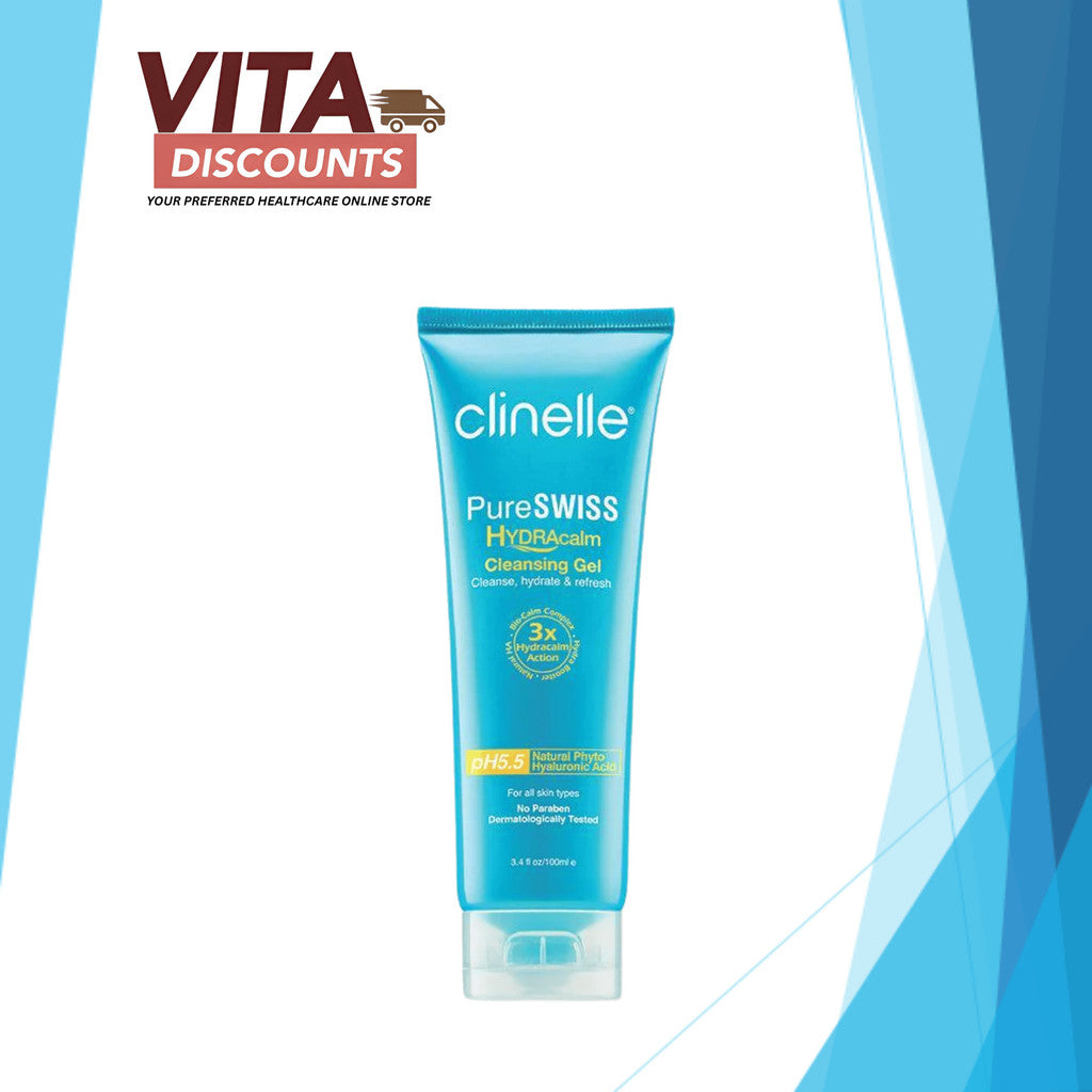 Clinelle Pureswiss Hydracalm Cleansing Gel (100ml) [Exp 03/2028]