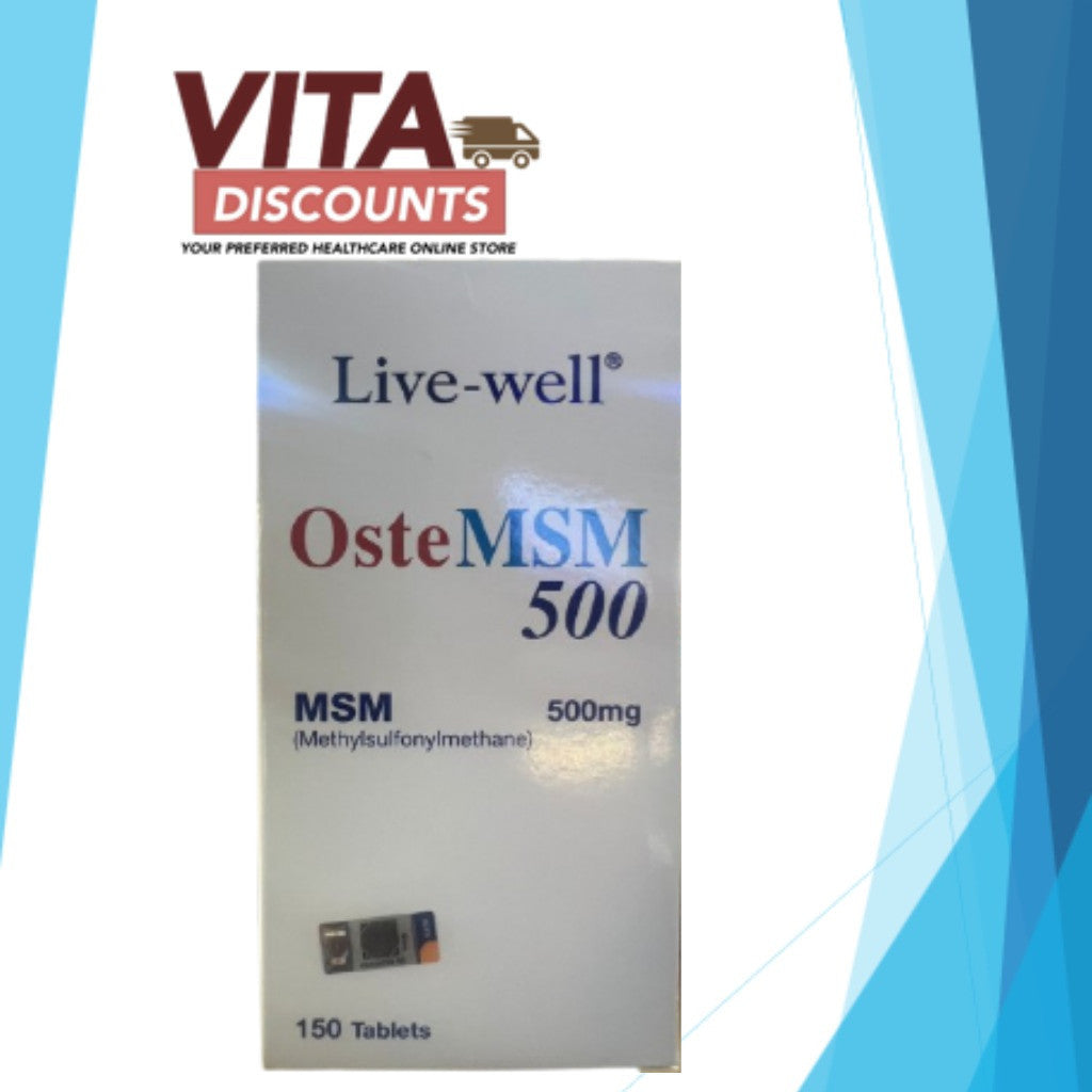 Live-Well Ostemsm 500 500mg Tabs (150's) [Exp 07/2027]