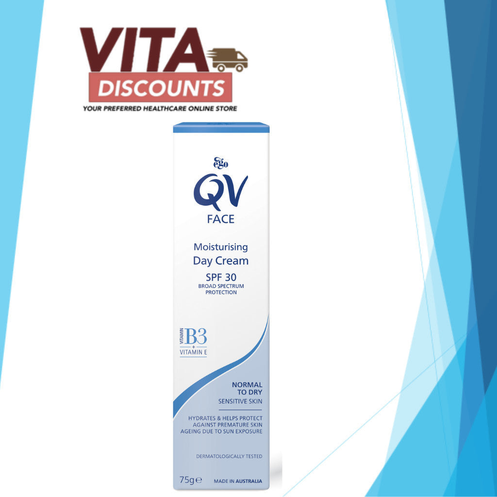 Qv Face Moisturising Day Cream With Spf 30 (75g) [Exp 03/2028]